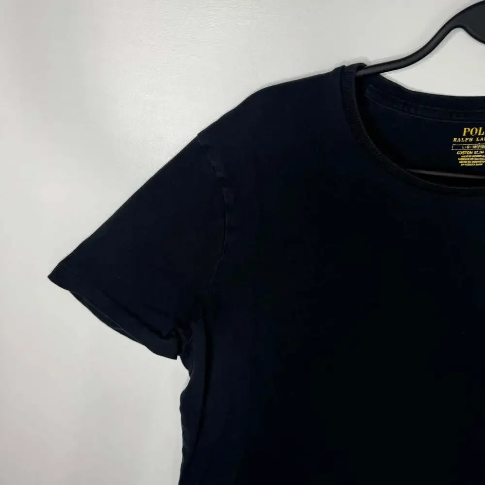 Polo Ralph Lauren Custom Slim Fit Short Sleeve Large T-Shirt, Black